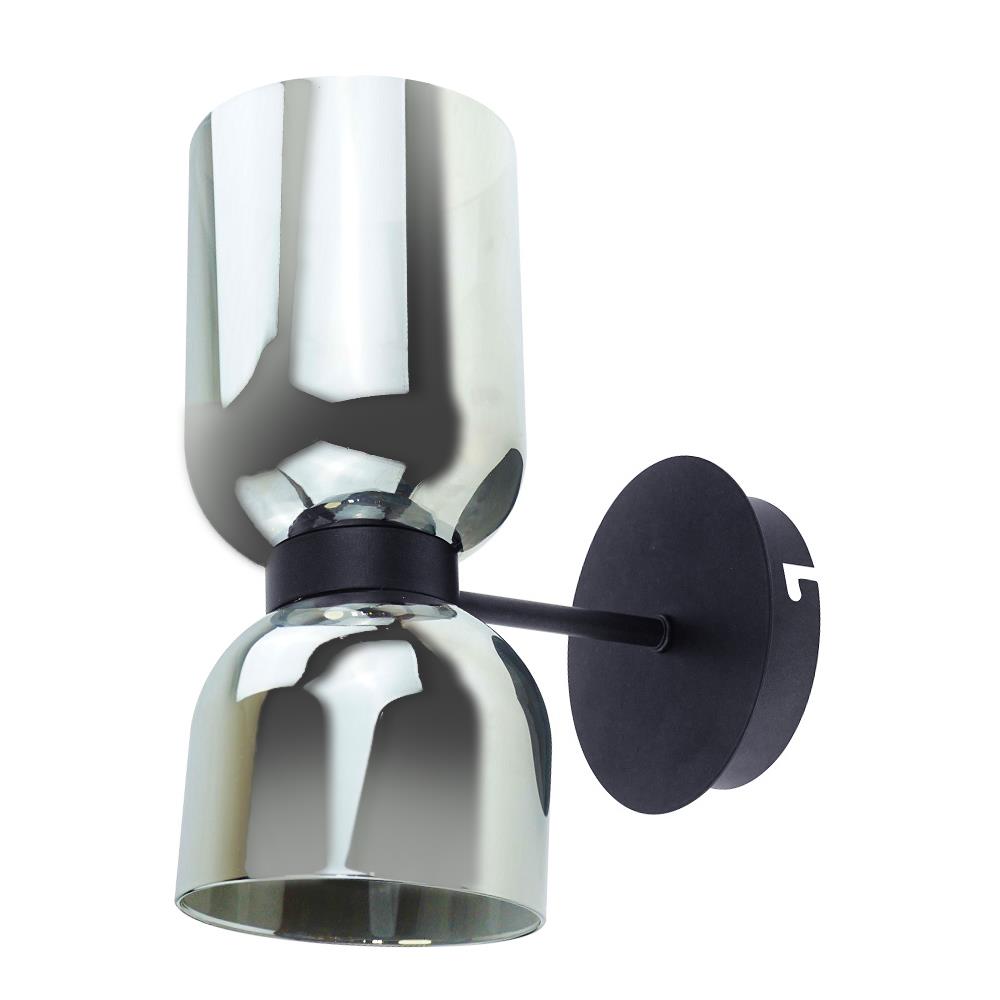 ไฟกิ่งใน CARINI VS0375-2B 2 หัว สีนิกเกิล/ดำ