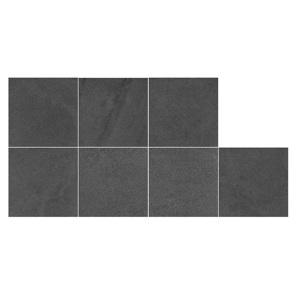 กระเบื้องพื้น 60x60 ซม. ฮาร์เปอร์ ดำ 1.44M2