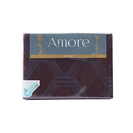 BEDSHEET SET AMORE DIAMOND BRIOLETTE K3 GARNET RED
