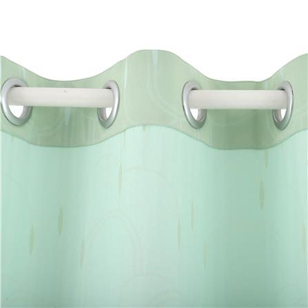 EYELET CURTAIN HOME LIVING STYLE NEORA 140X160CM GREEN