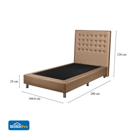 ฐานรองหัวเตียง 3.5 ฟุต HOME LIVING STYLE DIAMOND สีน้ำตาลอ่อน_5