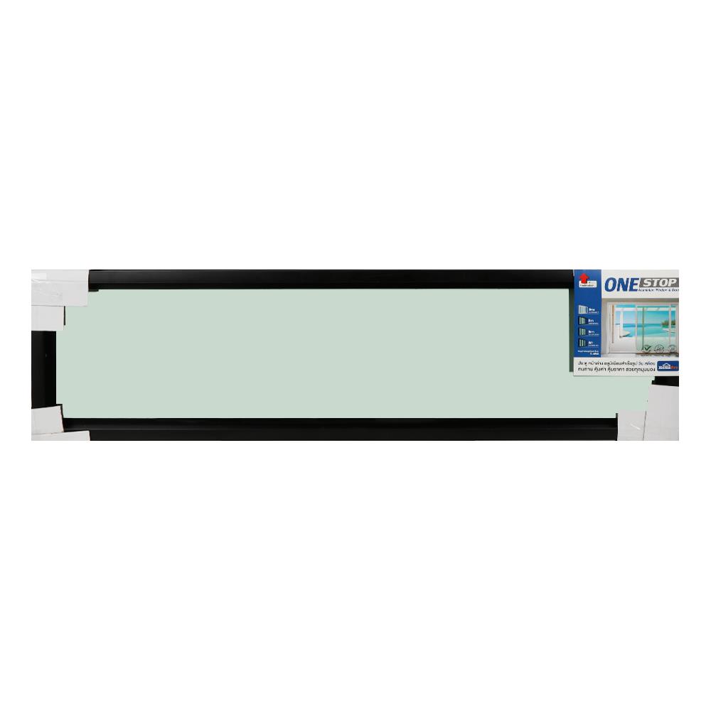 ช่องแสงหน้าต่าง อะลูมิเนียม WINDOW ASIA F10 150x40 ซม. สีดำ