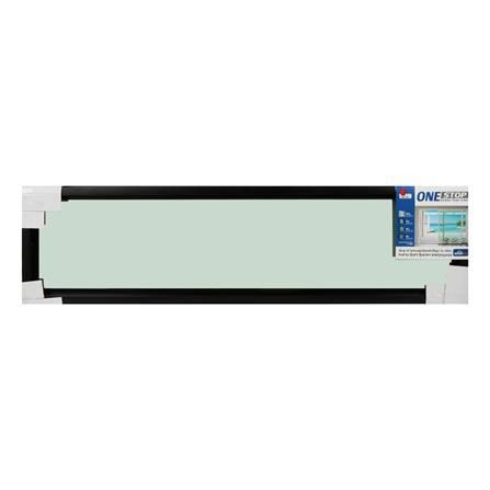 ช่องแสงหน้าต่าง อะลูมิเนียม WINDOW ASIA F10 150x40 ซม. สีดำ_1