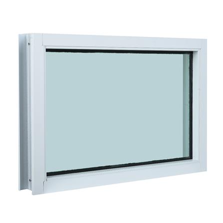 ช่องแสงหน้าต่าง อะลูมิเนียม WINDOW ASIA F10 60x40 ซม. สีขาว_1