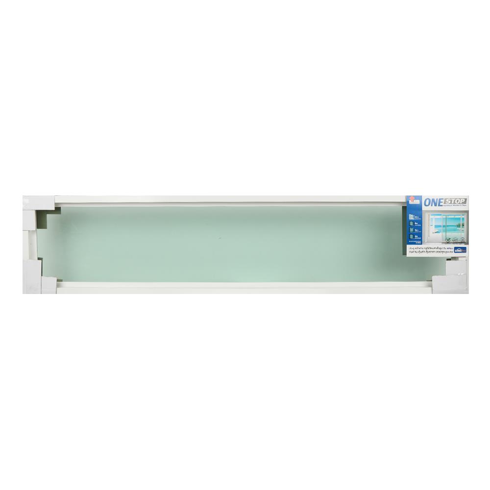 ช่องแสงหน้าต่าง อะลูมิเนียม WINDOW ASIA F10 180x40 ซม. สีขาว