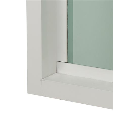 ช่องแสงหน้าต่าง อะลูมิเนียม WINDOW ASIA F10 180x40 ซม. สีขาว_4