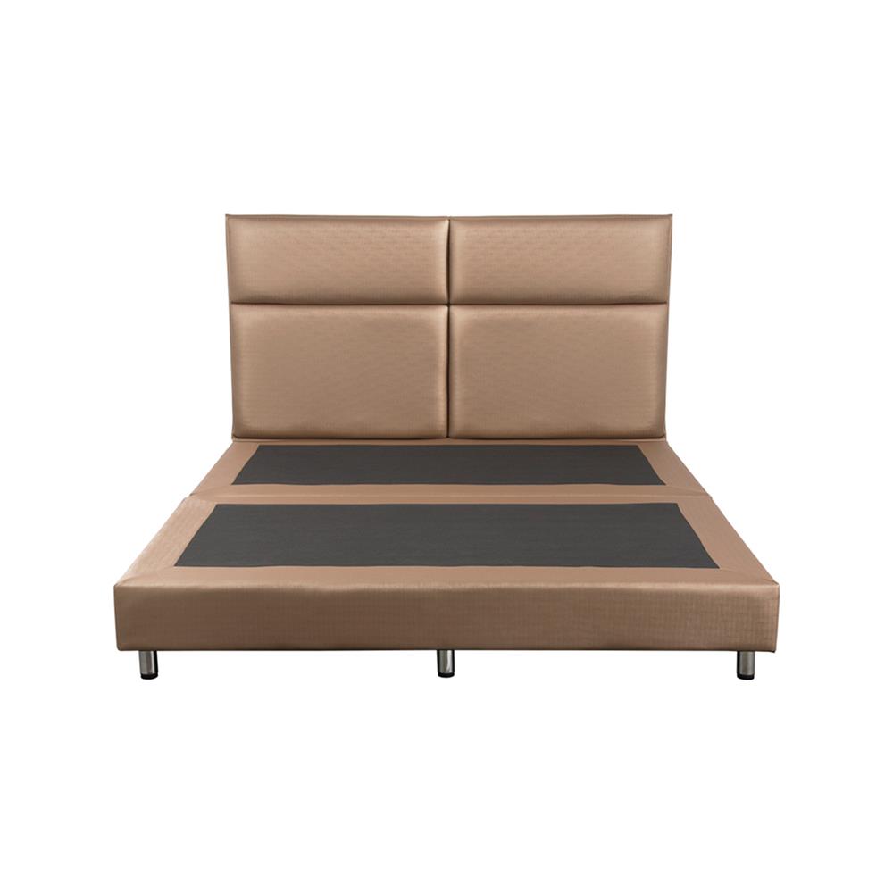 ฐานรองหัวเตียง 6 ฟุต HOME LIVING STYLE SQUARE สีน้ำตาลอ่อน