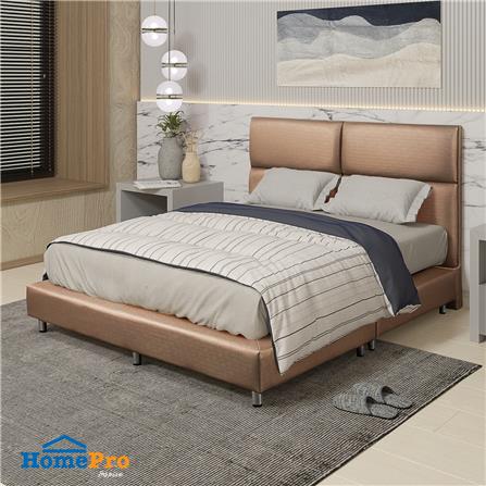 ฐานรองหัวเตียง 6 ฟุต HOME LIVING STYLE SQUARE สีน้ำตาลอ่อน_4