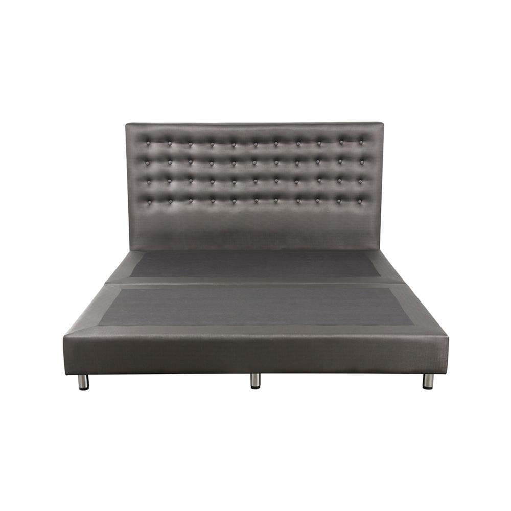 ฐานรองหัวเตียง 5 ฟุต HOME LIVING STYLE DIAMOND สีเทาเข้ม