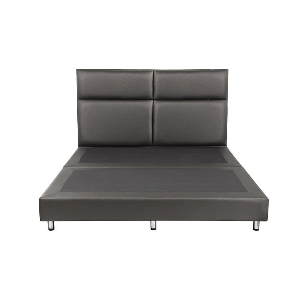 ฐานรองหัวเตียง 5 ฟุต HOME LIVING STYLE SQUARE สีเทาเข้ม