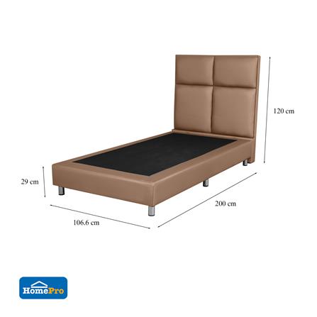 ฐานรองหัวเตียง 3.5 ฟุต HOME LIVING STYLE SQUARE สีน้ำตาลอ่อน_5