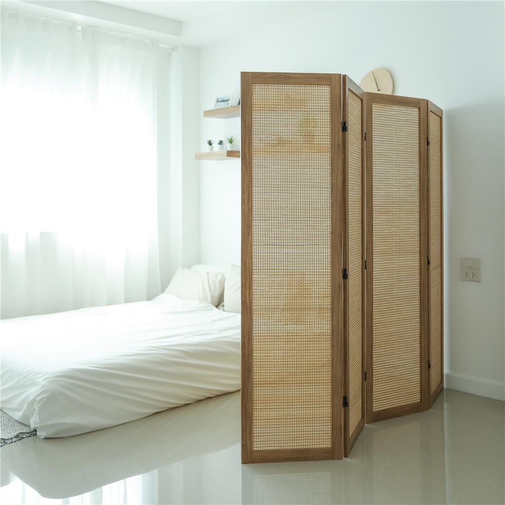 ฉากกั้น 4 บานพับ FASTTECT PMB4517-4307 สีลาเต้