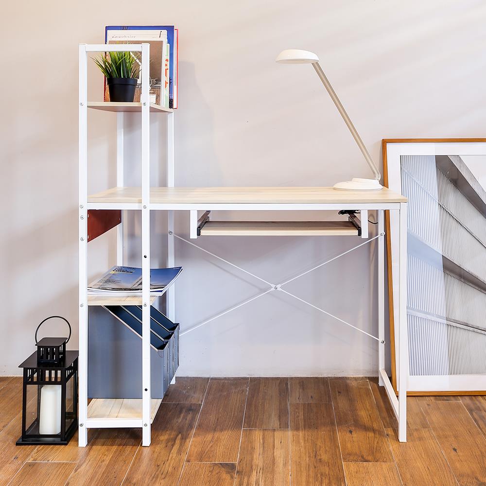 โต๊ะทำงานไม้ CTREND 100 ซม. สีขาว