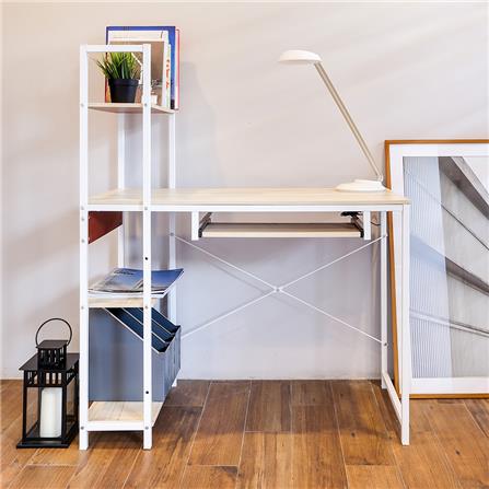 โต๊ะทำงานไม้ CTREND 100 ซม. สีขาว_1