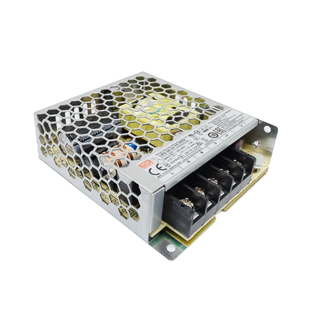 สวิตชิ่งเพาเวอร์ซัปพลาย MEANWELL LRS-50W 24VDC 50 วัตต์ สีเทา