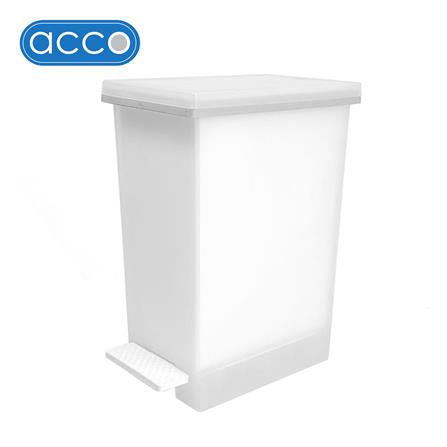 ถังขยะเหยียบ ACCO SAAN 5 ลิตร สีขาวขุ่น_0
