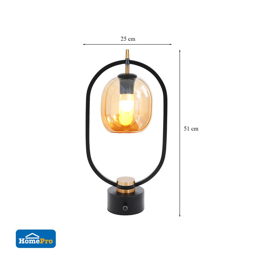 ไฟตั้งโต๊ะ CARINI T190363 สีขาว/ทอง