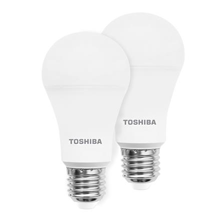 หลอด LED TOSHIBA A60 10.5 วัตต์ E27 DAYLIGHT แพ็ก 2 ชิ้น_0