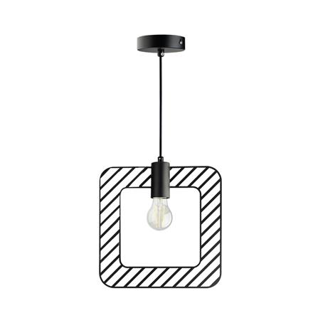 PENDANT L&E 02-01123 L&E BLACK 1-LIGHT