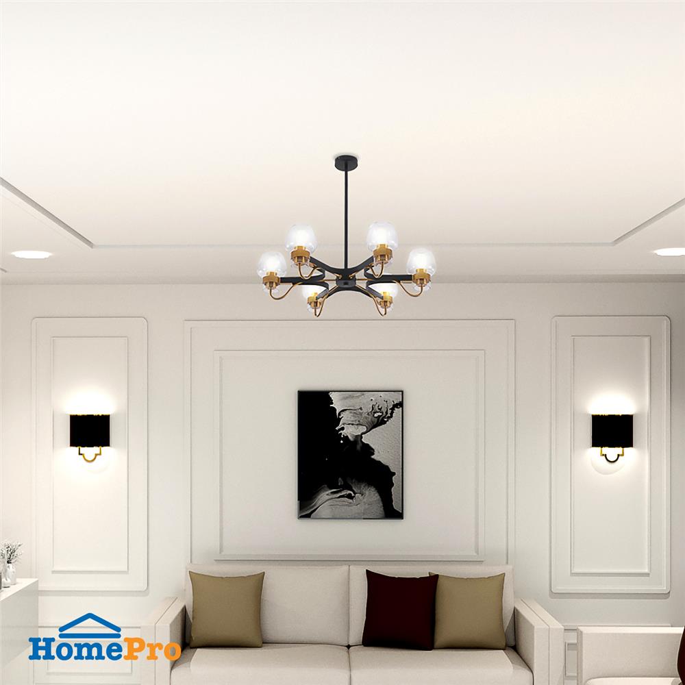 ไฟช่อ CARINI P20073-6A 6 หัว สีโรสโกลด์