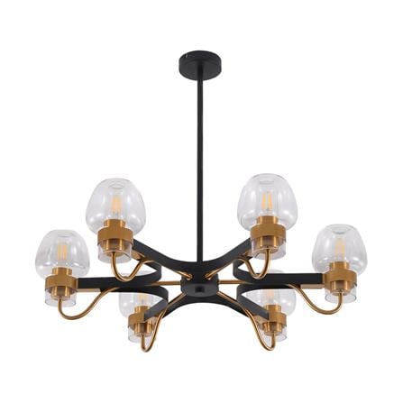 ไฟช่อ CARINI P20073-6A 6 หัว สีโรสโกลด์_0