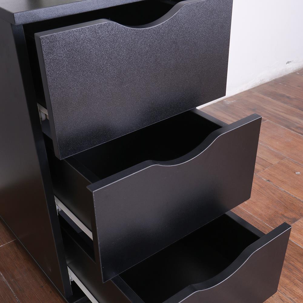 ตู้ลิ้นชักเมลามีน CTREND GR-011 สีดำ