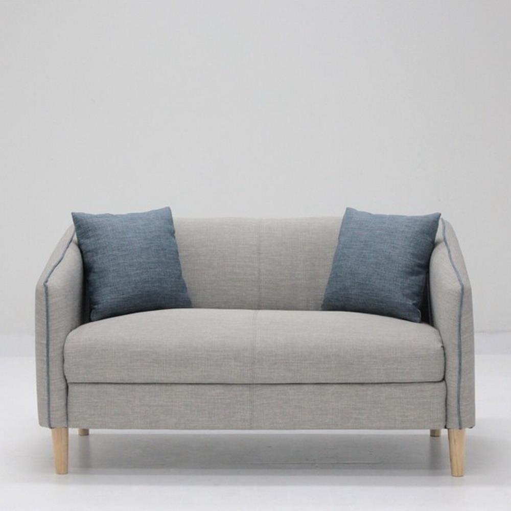 โซฟาผ้า 2 ที่นั่ง KONCEPT CRECH สีเทา/ฟ้า