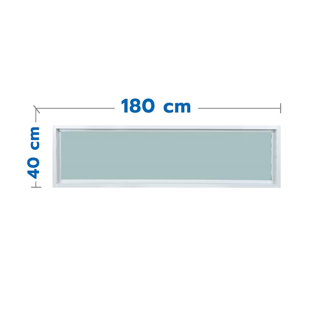 ช่องแสงหน้าต่าง UPVC WINDOW ASIA 180x40 ซม. สีขาว