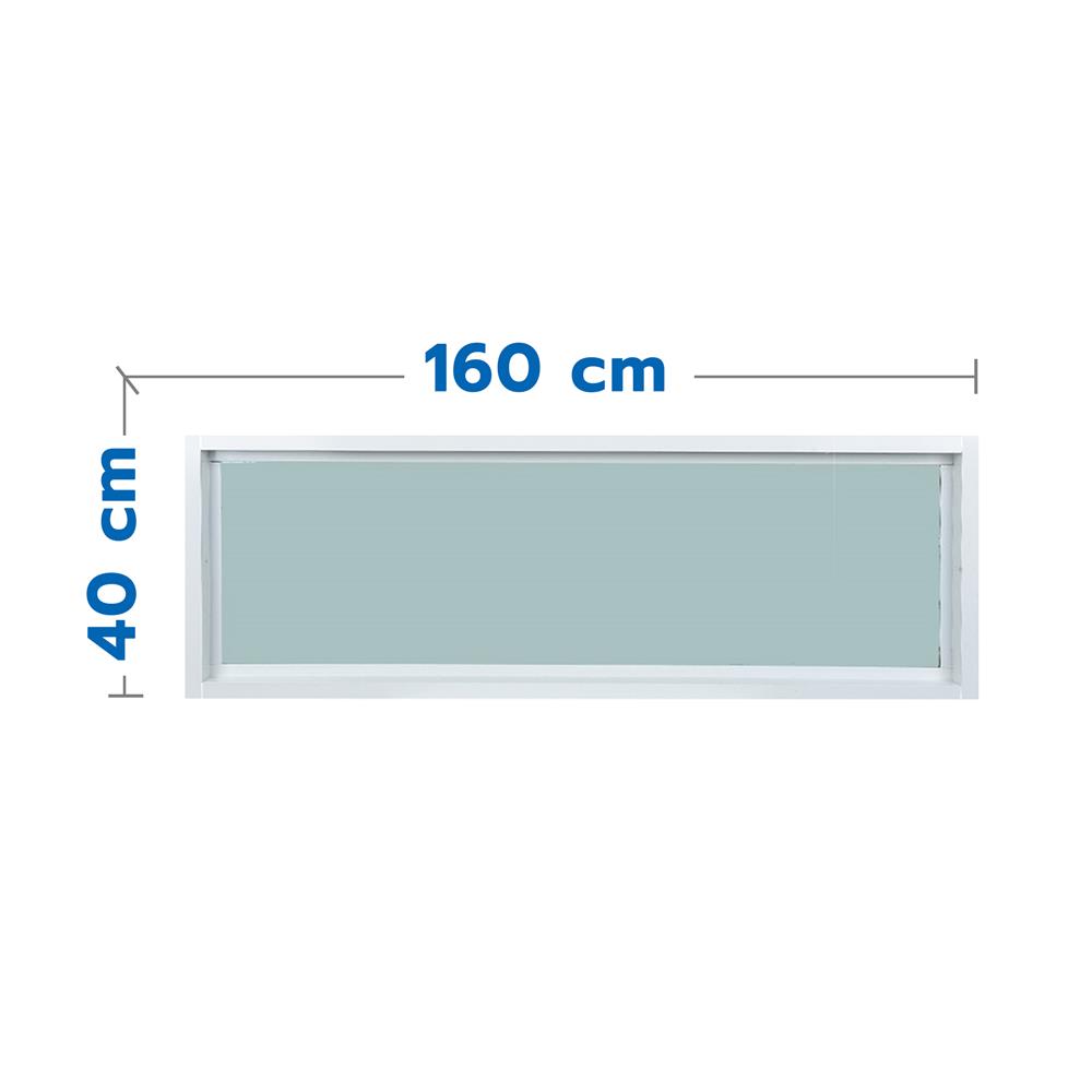 ช่องแสงหน้าต่าง UPVC WINDOW ASIA 160X40 ซม. สีขาว