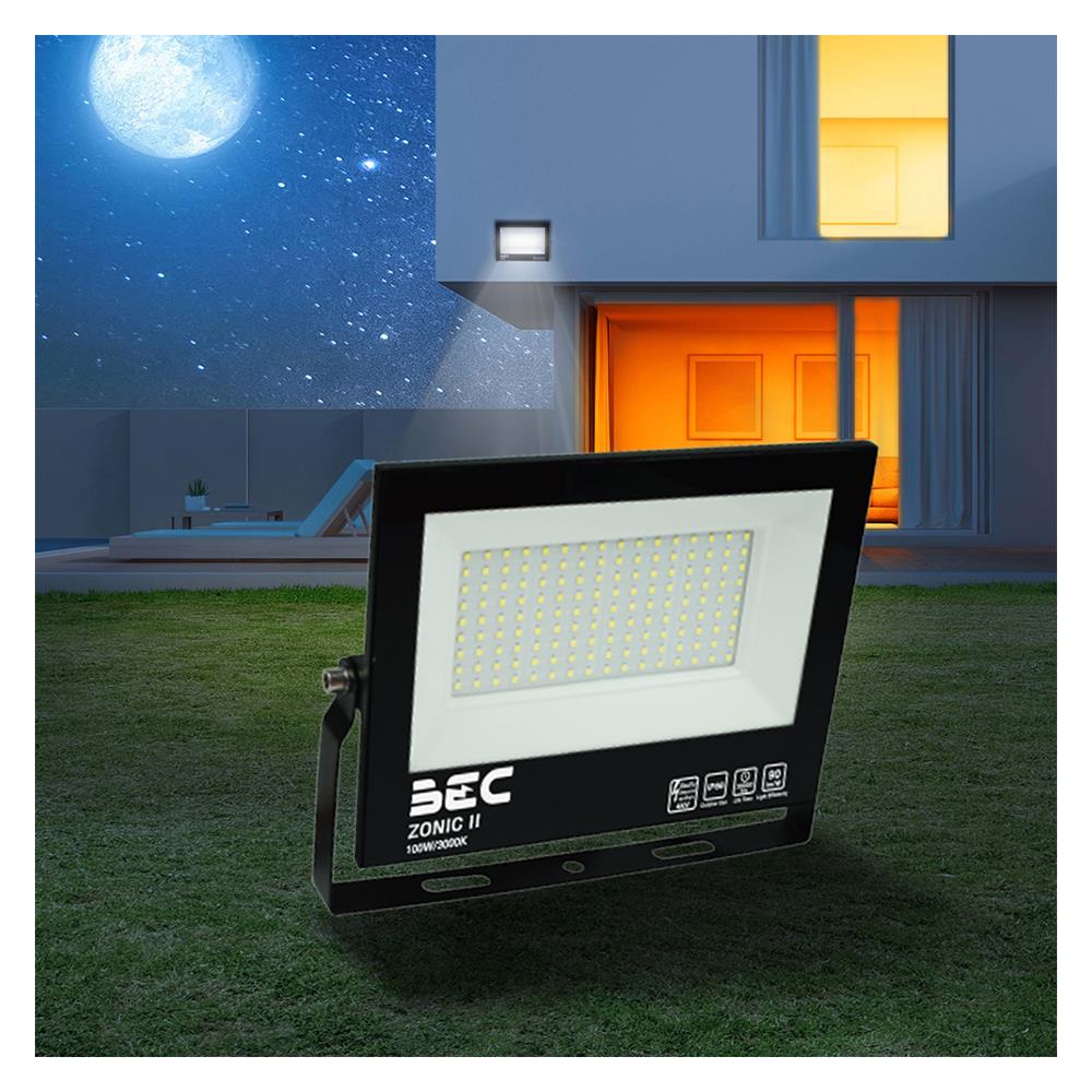 สปอตไลท์ภายนอก LED BEC ZONIC2 100 วัตต์ DAYLIGHT IP65