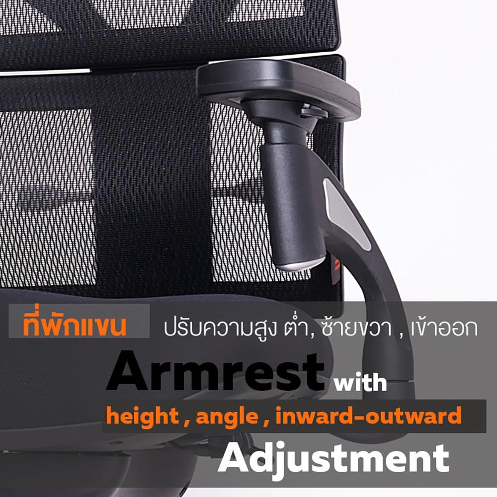 เก้าอี้สำนักงาน ERGOTREND MALMO สีดำ