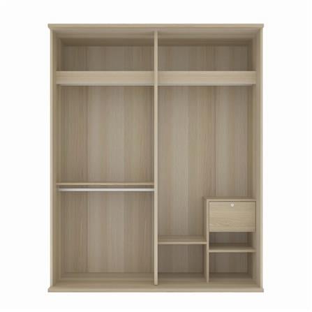 SLIDING DOOR WARDROBE KONCEPT BACKUS 160CM LINBERG/GRAY