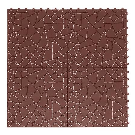 ANTI-SLIP MAT HOME LIVING STYLE DIAMOND 27.5x27.5CM OAK