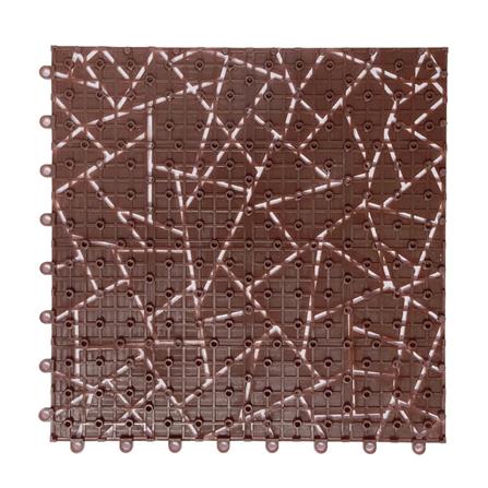 ANTI-SLIP MAT HOME LIVING STYLE DIAMOND 27.5x27.5CM OAK