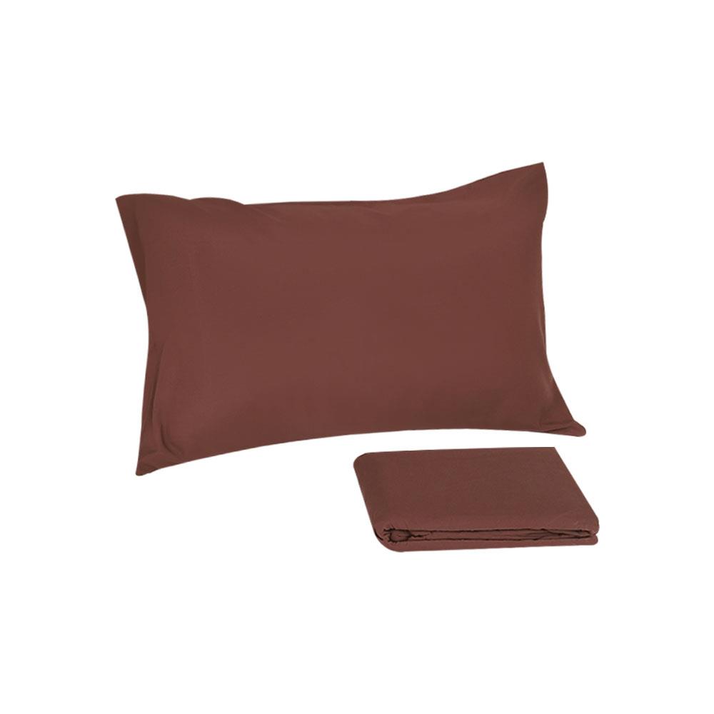 ชุดผ้าปู TOPPER 3.5 ฟุต 2 ชิ้น HOME LIVING STYLE LISA สีน้ำตาล