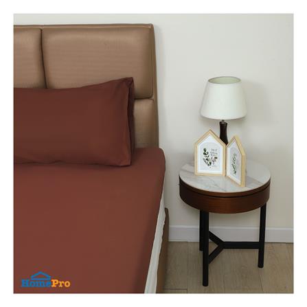 ชุดผ้าปู TOPPER 3.5 ฟุต 2 ชิ้น HOME LIVING STYLE LISA สีน้ำตาล_2