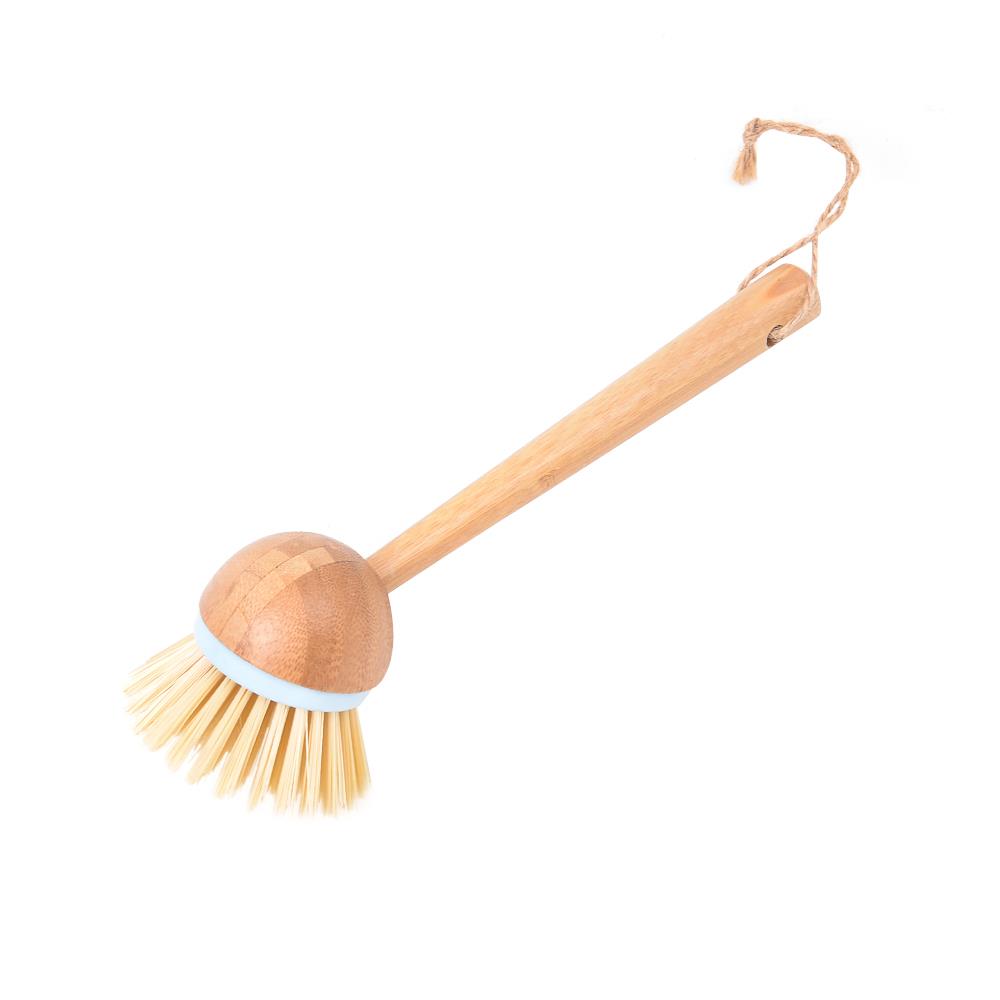 CLEANING BRUSH ROUND SHAPE SHORT HANDLE ACCO MOKU WHITE