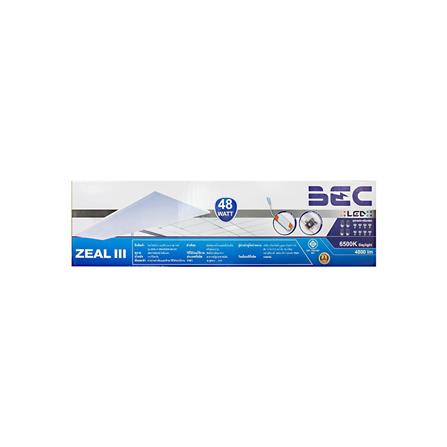 โคมฝังฝ้า LED BEC PANEL ZEAL3 48 วัตต์ DAYLIGHT 30x120 ซม.