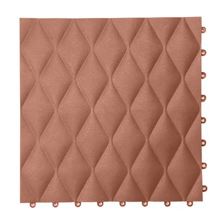 ANTI-SLIP MAT HOME LIVING STYLE ELLA 27.5x27.5CM DARK BROWN
