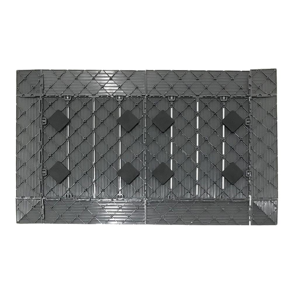 แผ่นกันลื่น HOME LIVING STYLE SHUTTER 45x75 ซม. สีเทา