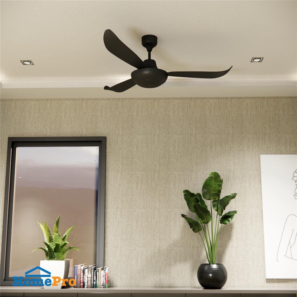 พัดลม CARINI 52-3B-BK 52 นิ้ว สีดำ