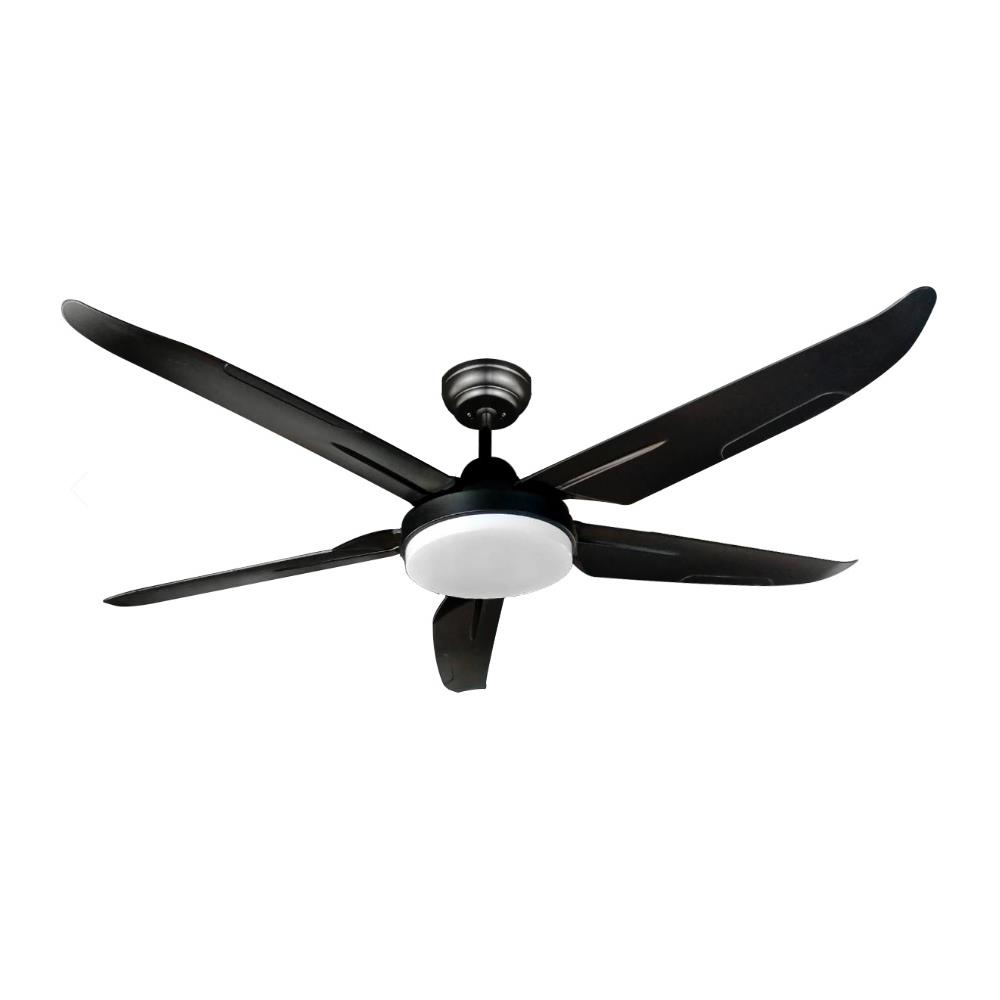 พัดลมโคมไฟ LED CARINI 52-5B-1L-BK 52 นิ้ว สีดำ