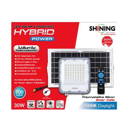 ไฟสปอตไลท์ SOLAR SHINING S-FD030659-1SL 30 วัตต์ DAYLIGHT_8