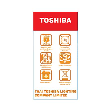 หลอด LED TOSHIBA BULB A70 15 วัตต์ WARMWHITE E27_5
