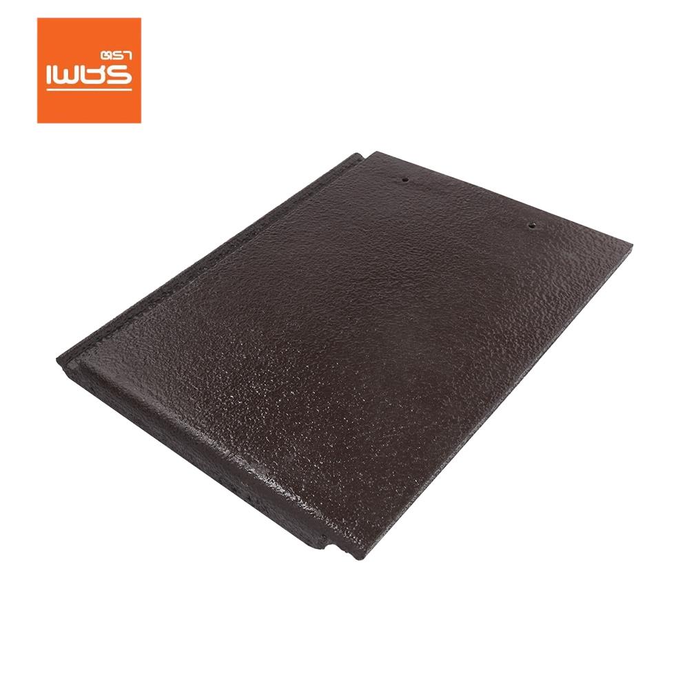 กระเบื้องหลังคา ตราเพชร อดามัส แบบเรียบ 33x42x2.4 ซม. สีน้ำตาลแบล็ควู้ด