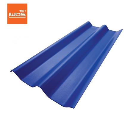 กระเบื้องหลังคา ลอนคู่ ตราเพชร 0.4x50x120 ซม. สีฟ้ารุ่งโรจน์_0