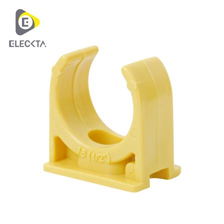 คลิปก้ามปู ELECKTA 1/2 นิ้ว สีเหลือง แพ็ก 10 ชิ้น