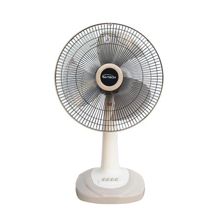 DESK FAN M-TECH DF-8162 NEW 16" CREAM