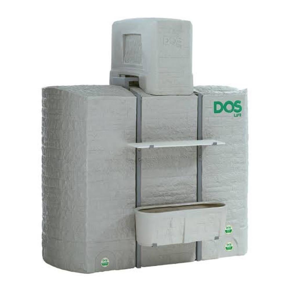 แท็งก์น้ำ DOS MOB WTP 900 ลิตร สีเทาอ่อน+ปั๊มน้ำ WMP-XX300W