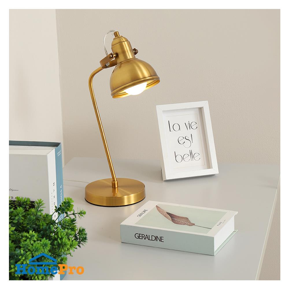 ไฟตั้งโต๊ะ CARINI 5032A/1T สีทอง